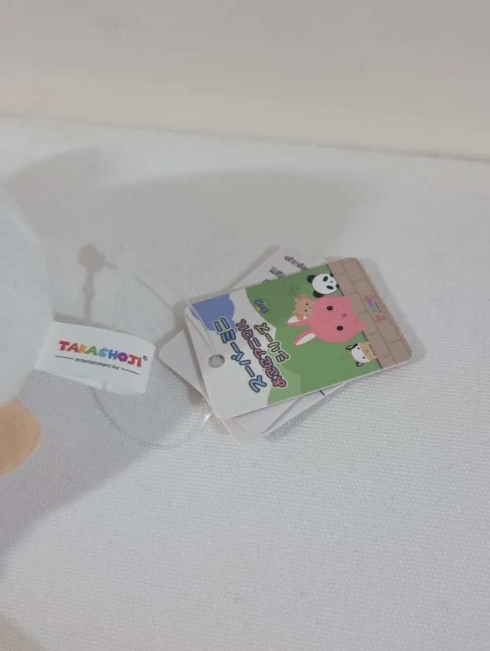 mini lamb plushie keychain